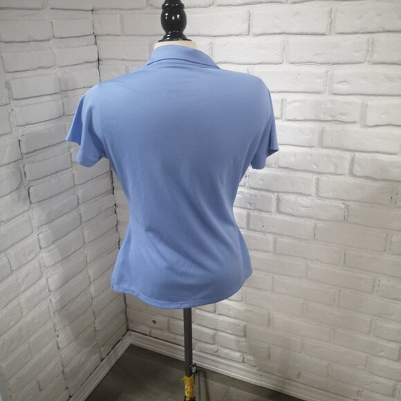 2 / $30.00 - World Wild Sportsman by Bass Pro Ladies Size Large Blue Polo - Picture 2 of 11